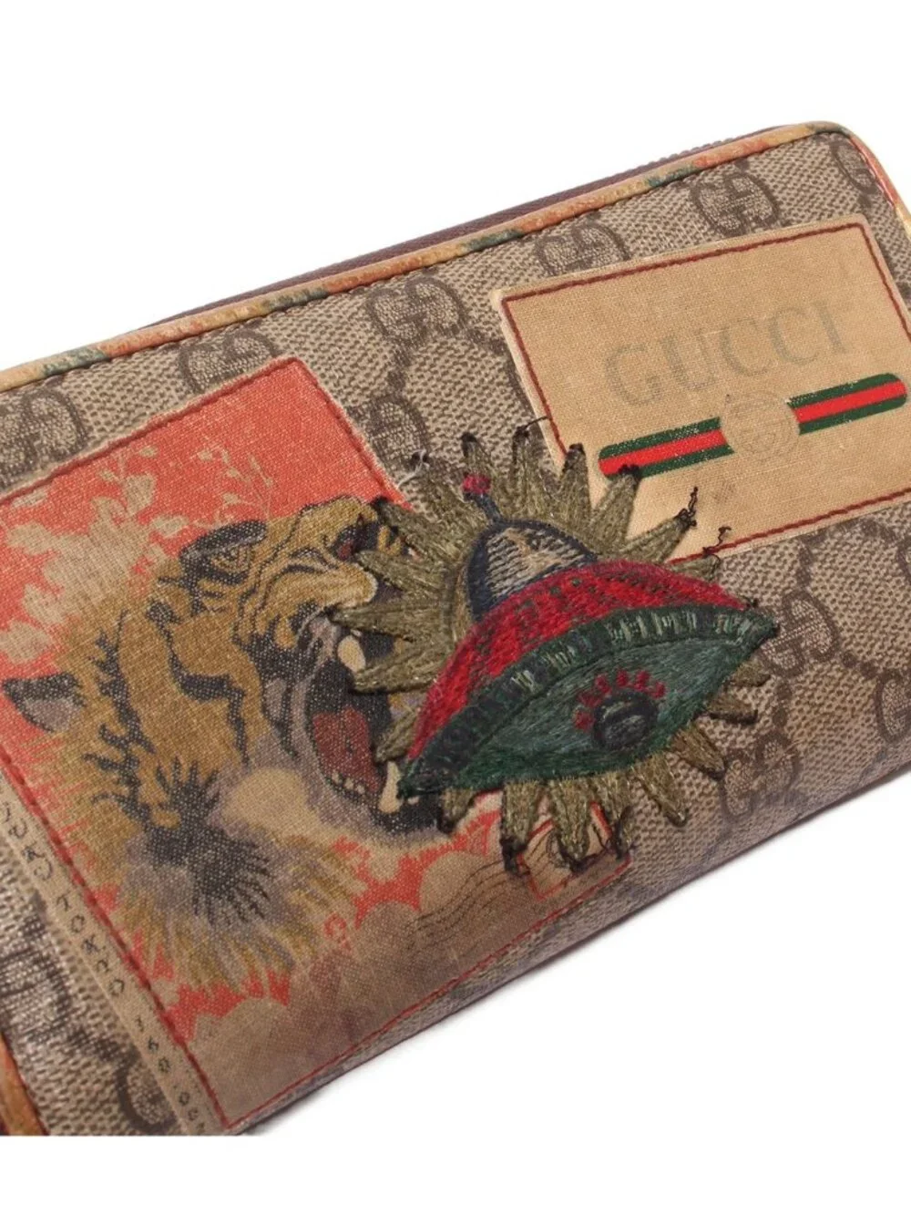 Gucci Zip Around Wallet GG Supreme